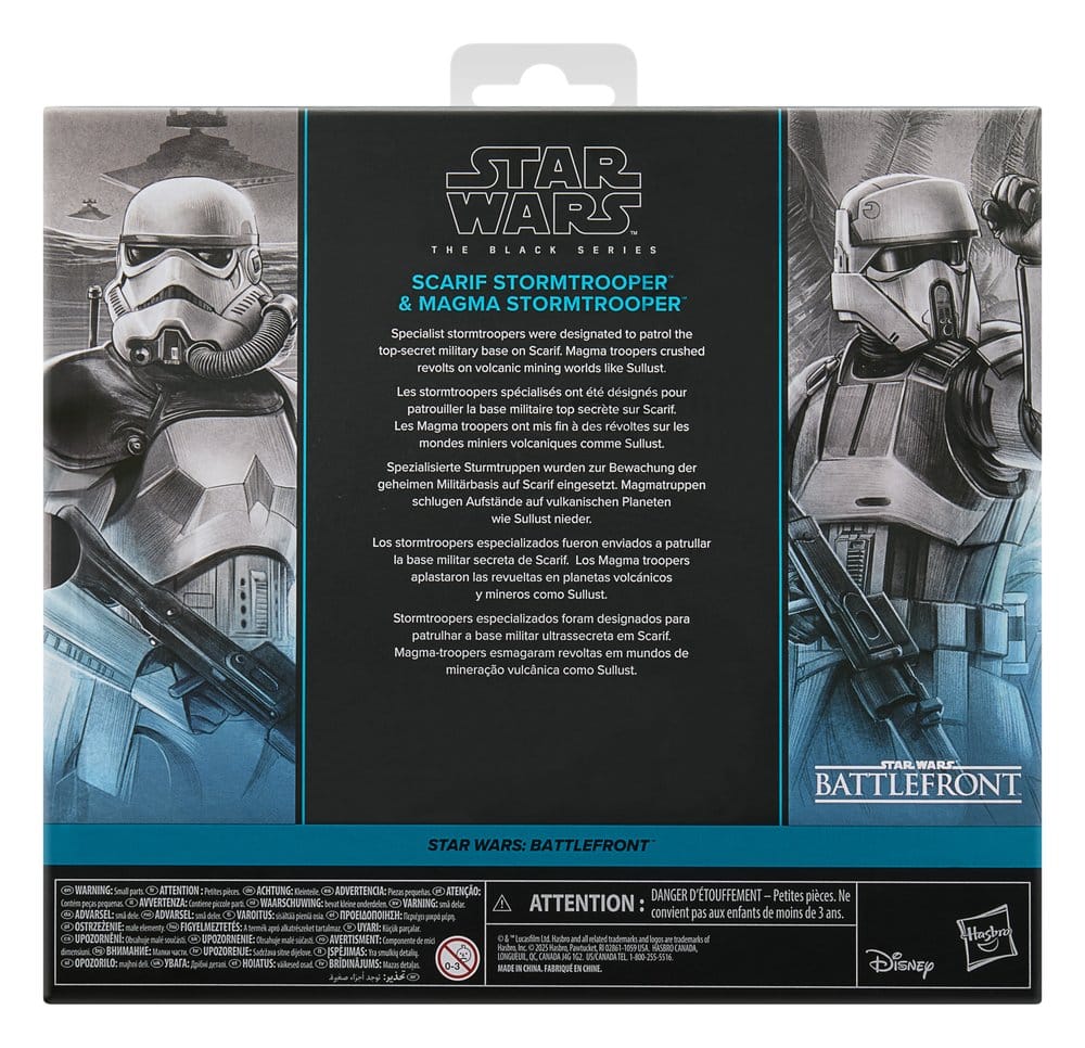 Star Wars: Battlefront Black Series Pack de 2 Figuras Scarif Stormtrooper & Magma Stormtrooper 15 cm