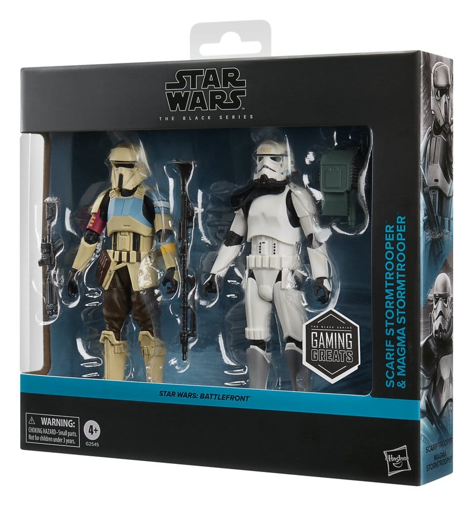 Star Wars: Battlefront Black Series Pack de 2 Figuras Scarif Stormtrooper & Magma Stormtrooper 15 cm
