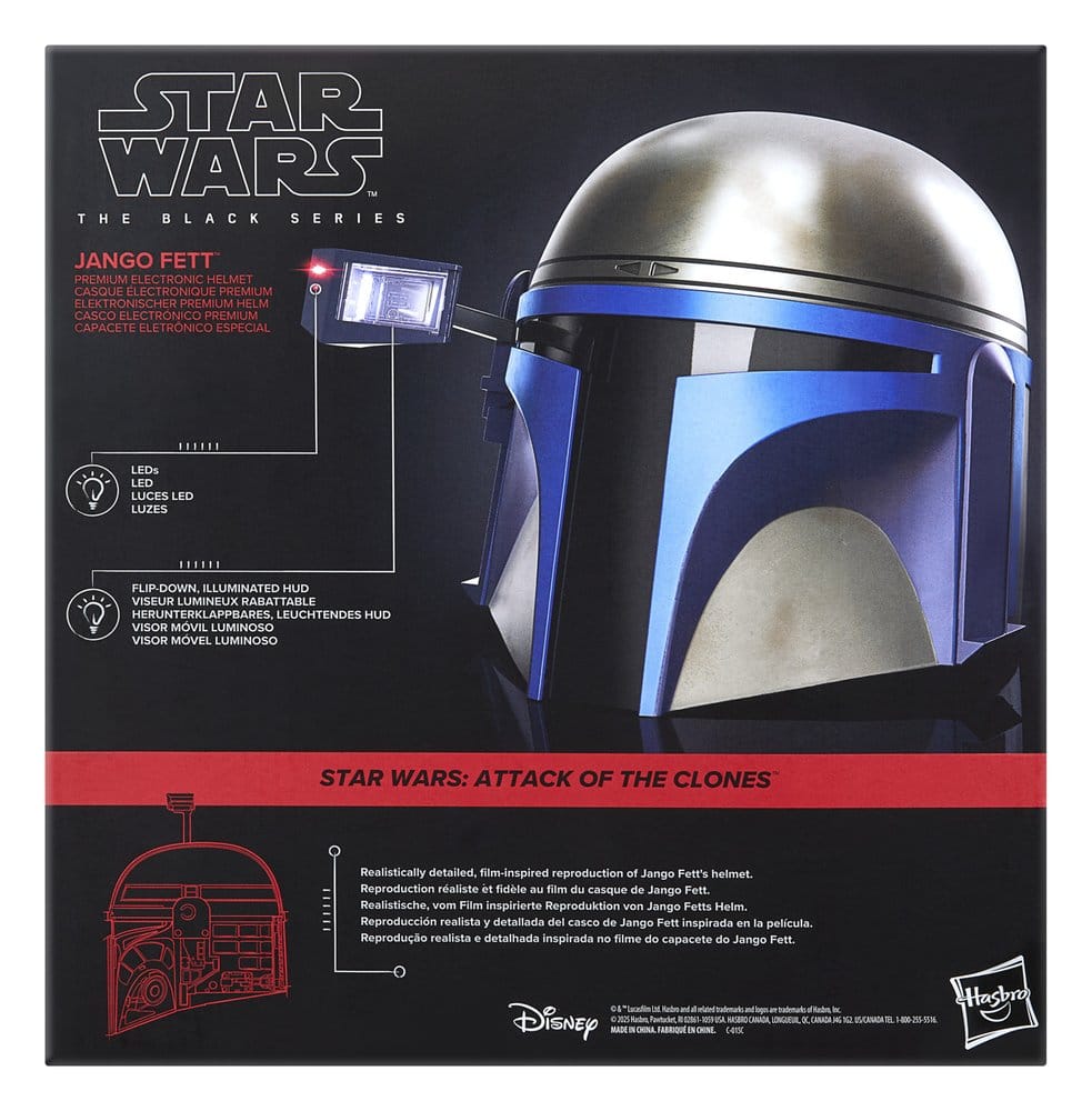 Star Wars Episode II Black Series Casco Electrónico Jango Fett