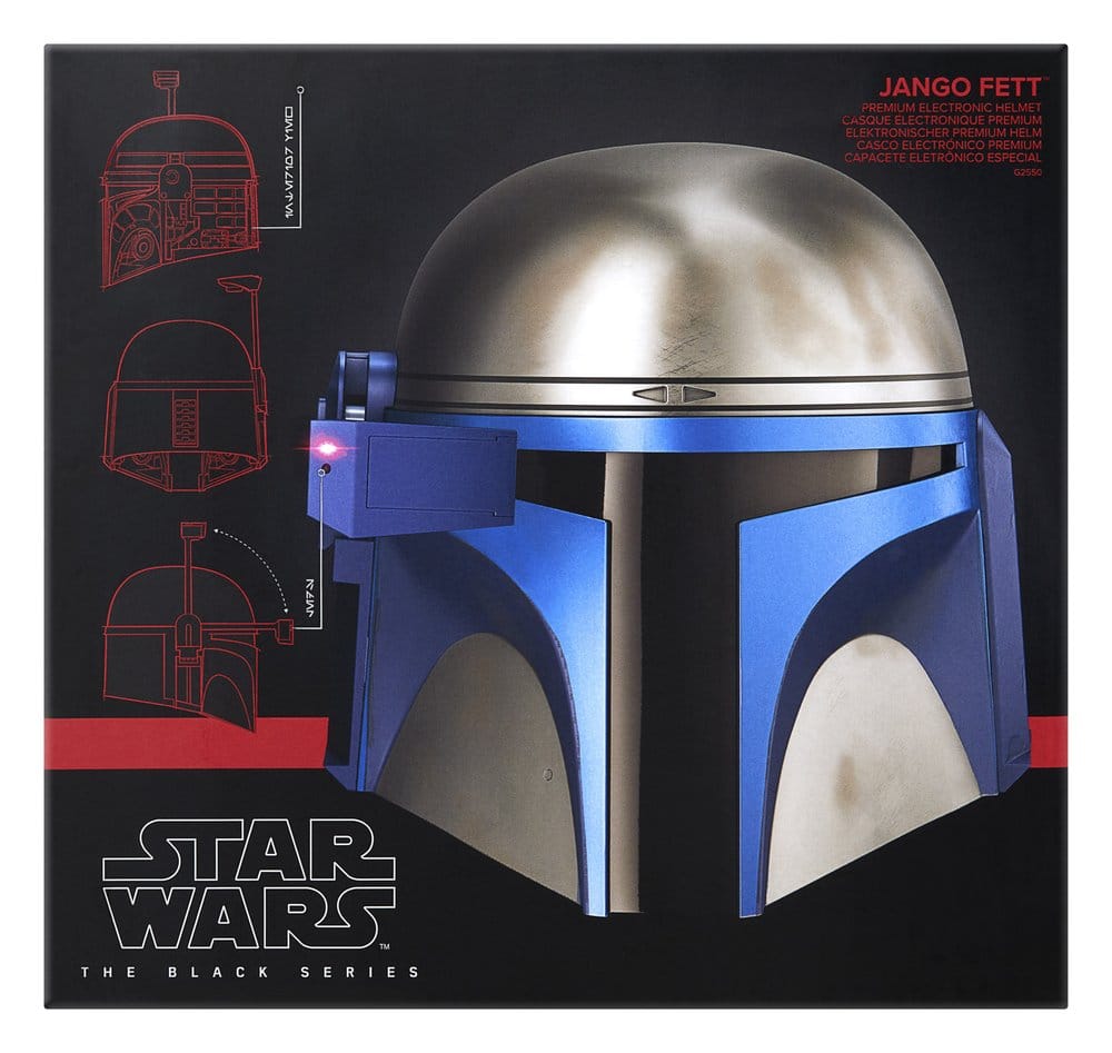 Star Wars Episode II Black Series Casco Electrónico Jango Fett