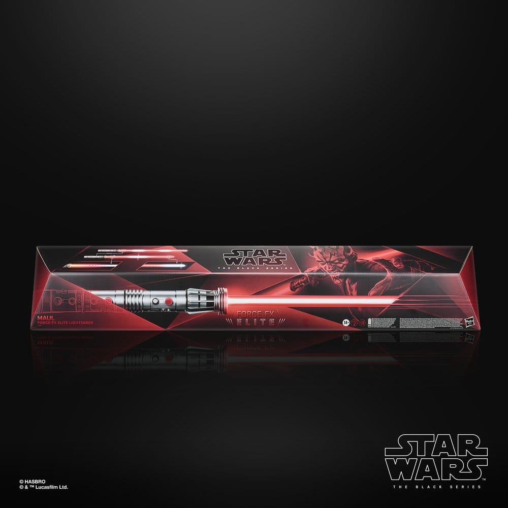 Star Wars: Maul - Shadow Lord Black Series réplica Force FX Elite Sable de Luz Maul