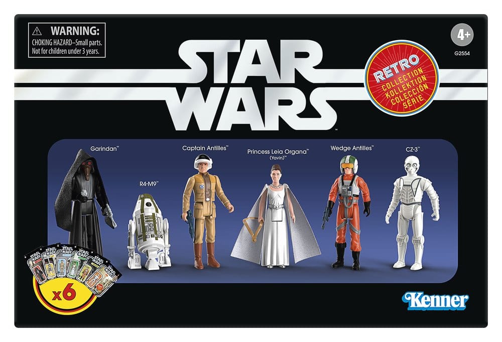 Star Wars Episode IV Retro Collection Pack de 6 Figuras 10 cm
