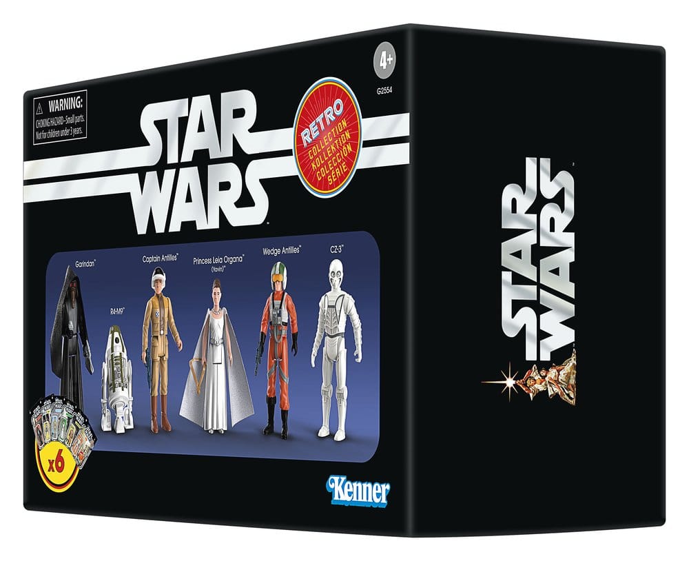 Star Wars Episode IV Retro Collection Pack de 6 Figuras 10 cm
