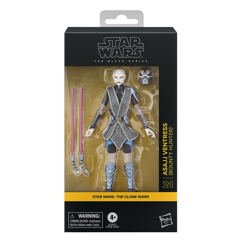 Star Wars: The Clone Wars Black Series Figura Asajj Ventress (Bounty Hunter) 15 cm