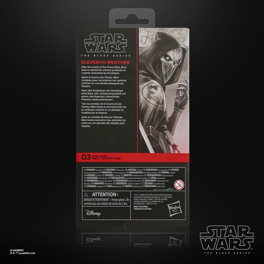 Star Wars: Maul - Shadow Lord Black Series Figura Eleventh Brother 15 cm