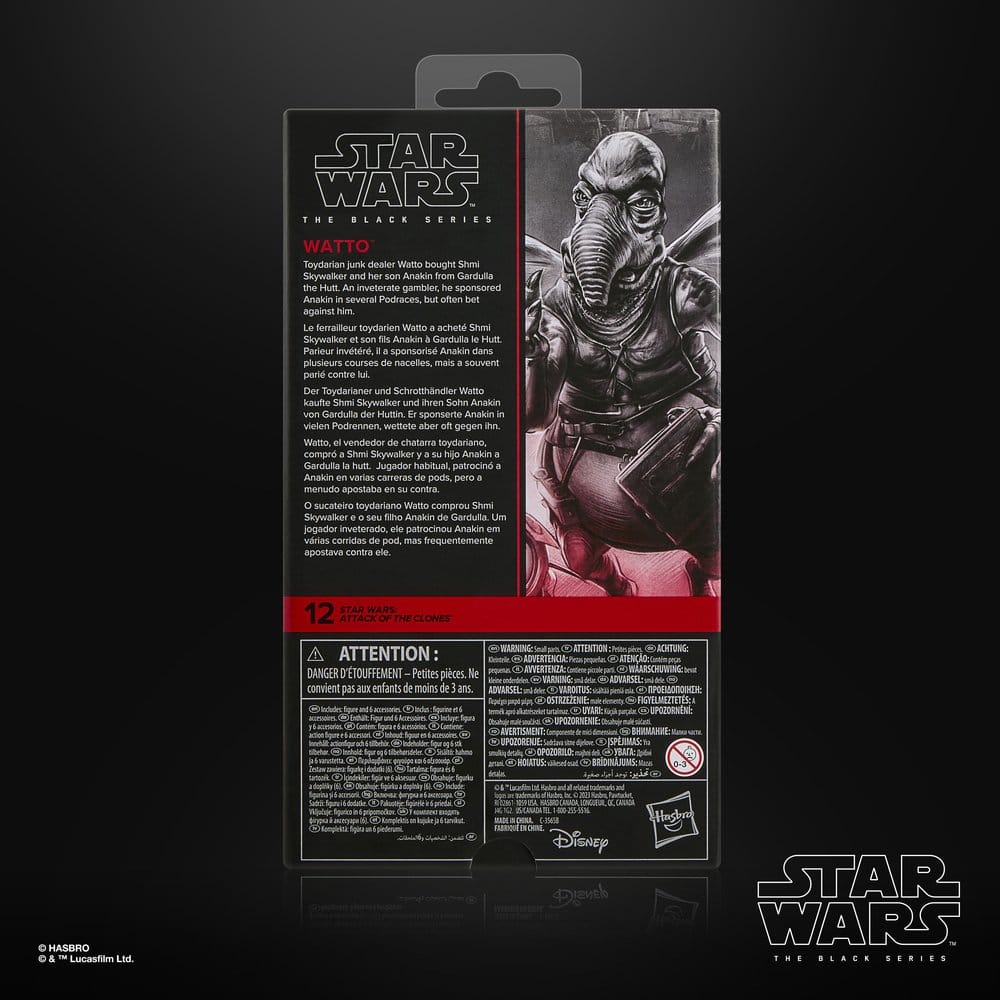 Star Wars Episode II Black Series Figura Watto 15 cm