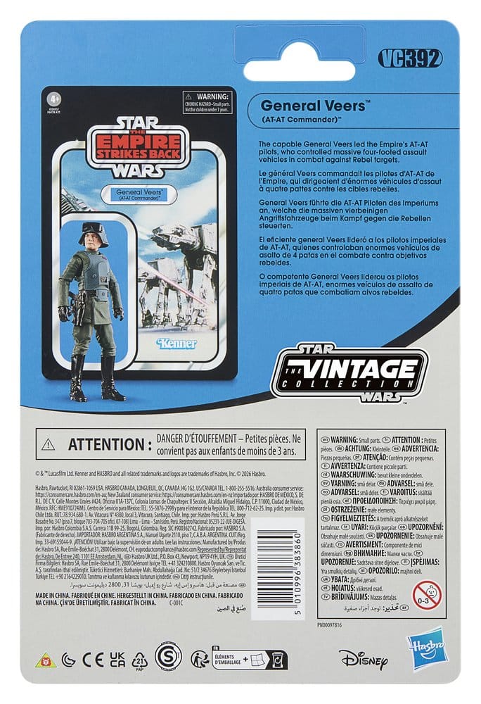 Star Wars Episode V Vintage Collection Figura General Veers (AT-AT Commander) 10 cm