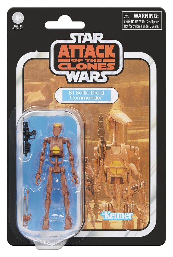 Star Wars Episode II Vintage Collection Figura B1 Battle Droid Commander 10 cm