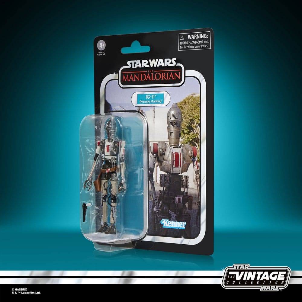 STAR WARS VINTAGE THE MANDALORIAN IG-11 NEVARRO MARSHAL ACTION Figura