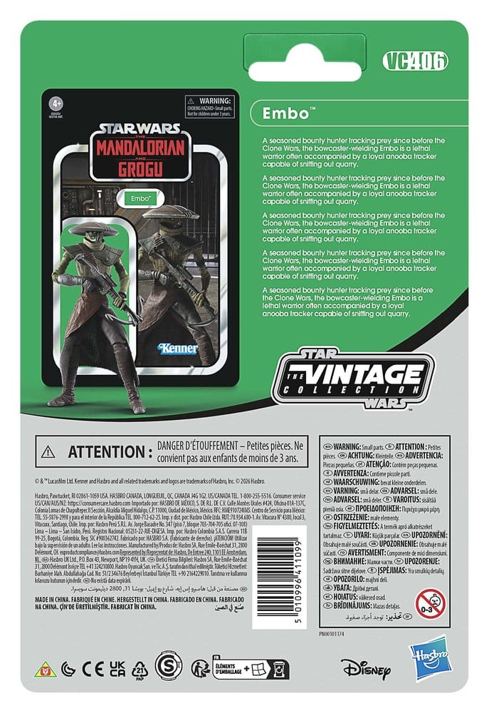 Star Wars: The Mandalorian and Grogu Vintage Collection Figura Embo 10 cm
