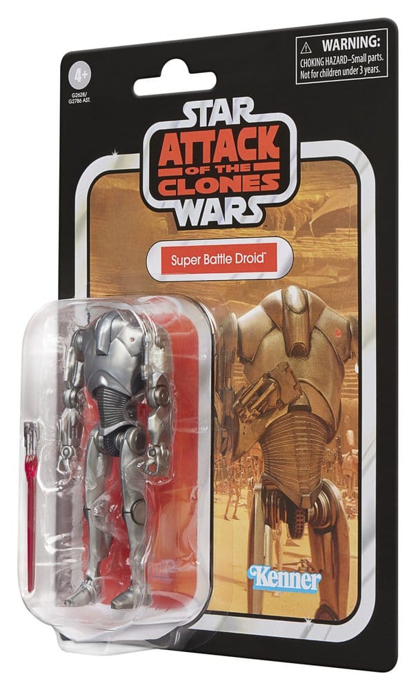 Star Wars Episode II Vintage Collection Figura Super Battle Droid 10 cm