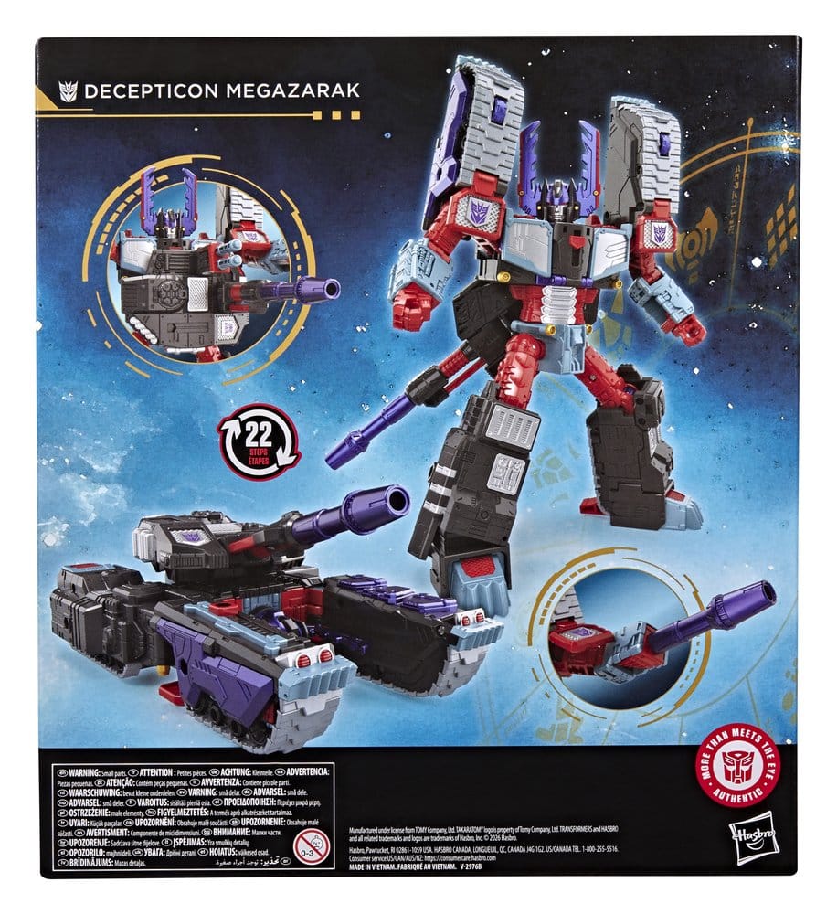 Transformers Age of the Primes Leader Class Figura Megazarak 19 cm