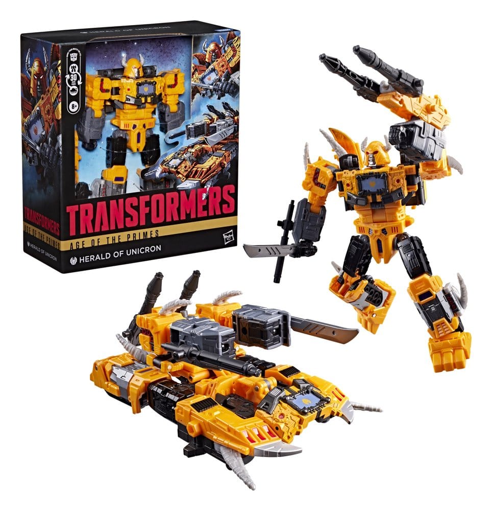 Transformers Age of the Primes Leader Class Figura Herald of Unicron 19 cm