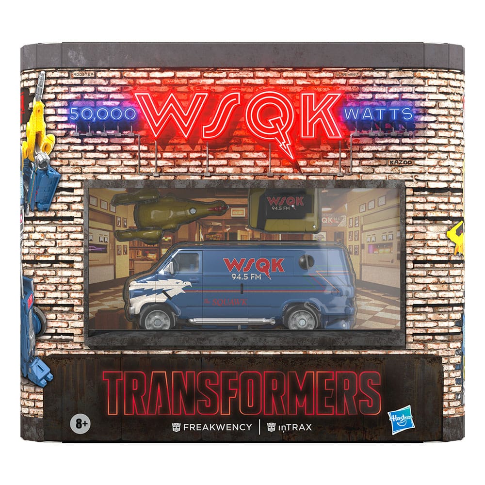 Stranger Things x Transformers Pack de 2 Figuras Freakwency & 8-Trax 15 cm