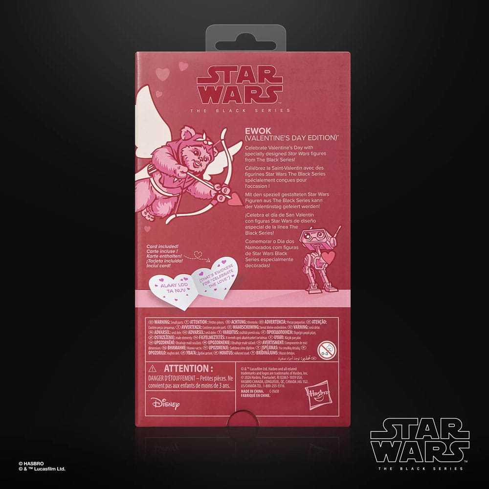 Star Wars Black Series Figura Ewok (Valentine’s Day Edition) 15 cm
