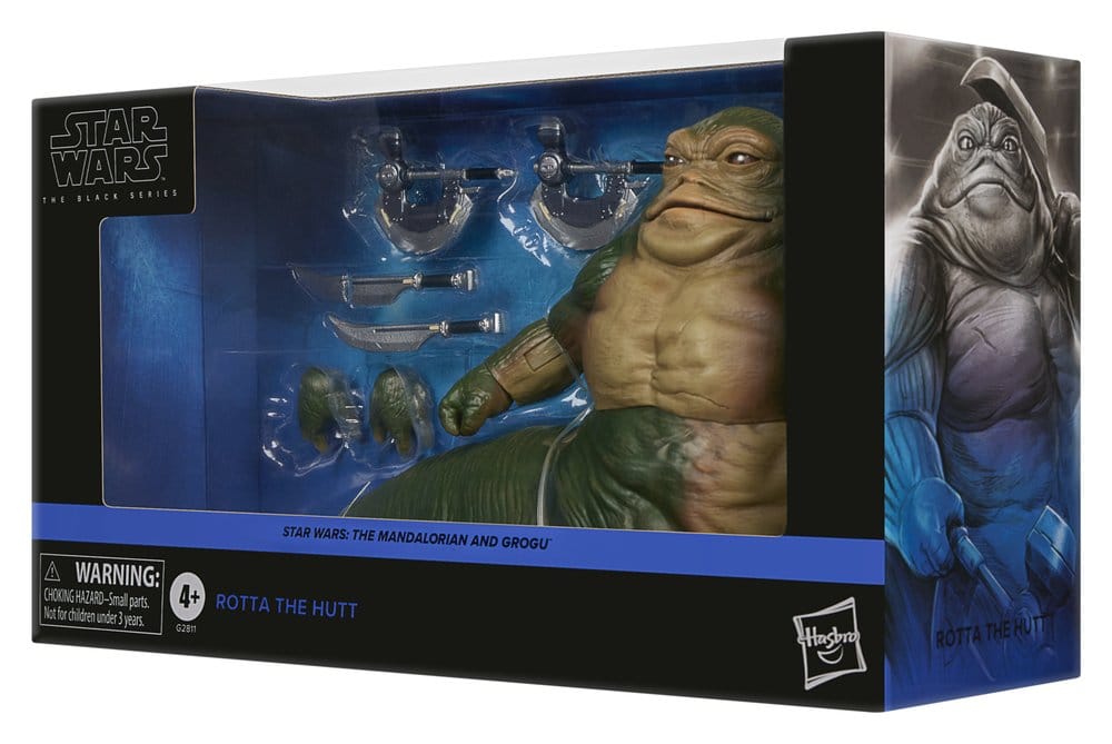Star Wars: The Mandalorian and Grogu Black Series Figura Rotta the Hutt 17 cm