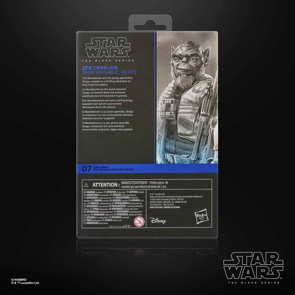 Star Wars: The Mandalorian & Grogu Black Series Figura Garazeb “Zeb” Orrelios 15 cm