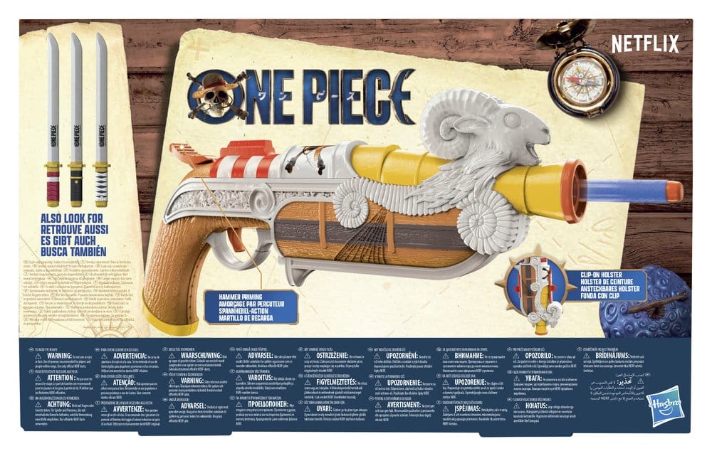 One Piece NERF Lanzador de Dardos Going Merry