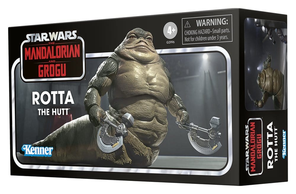 Star Wars: The Mandalorian and Grogu Vintage Collection Figura Rotta the Hutt 10 cm