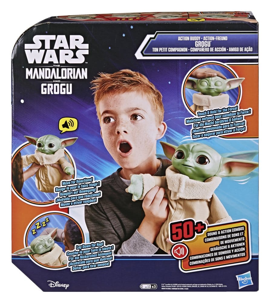 Star Wars: The Mandalorian & Grogu Grogu Compañero de acción 25 cm