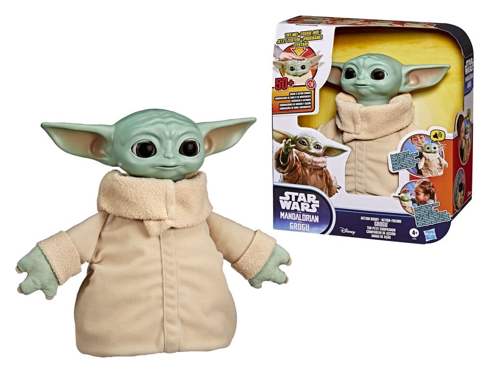 Star Wars: The Mandalorian & Grogu Grogu Compañero de acción 25 cm