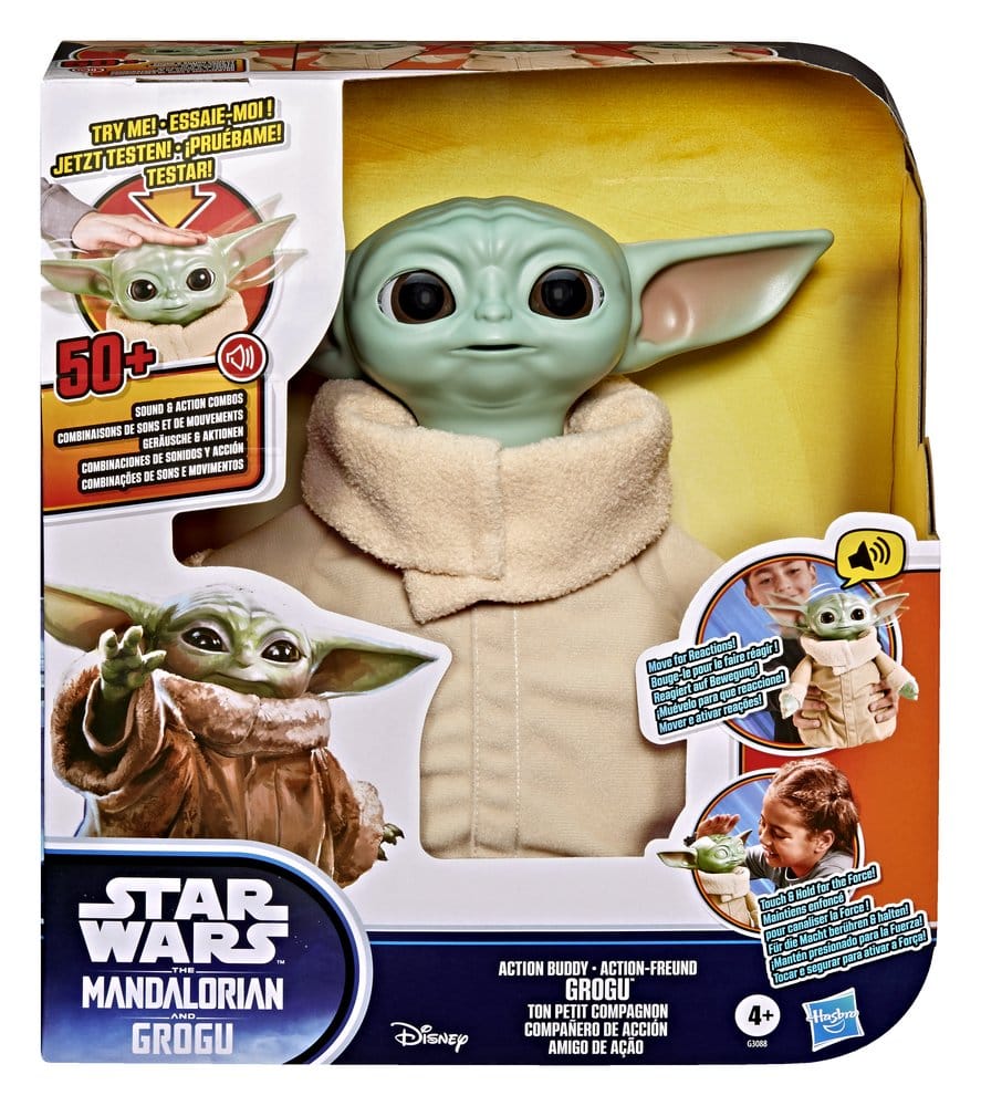 Star Wars: The Mandalorian & Grogu Grogu Compañero de acción 25 cm