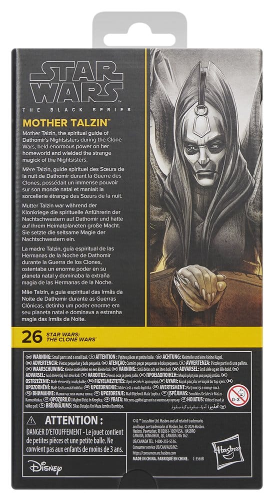 Star Wars: The Clone Wars Black Series Figura Mother Talzin 15 cm