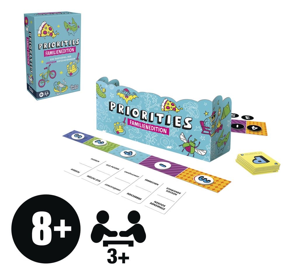 Priorities Juego de cartas Family Edition *Edición Alemán*