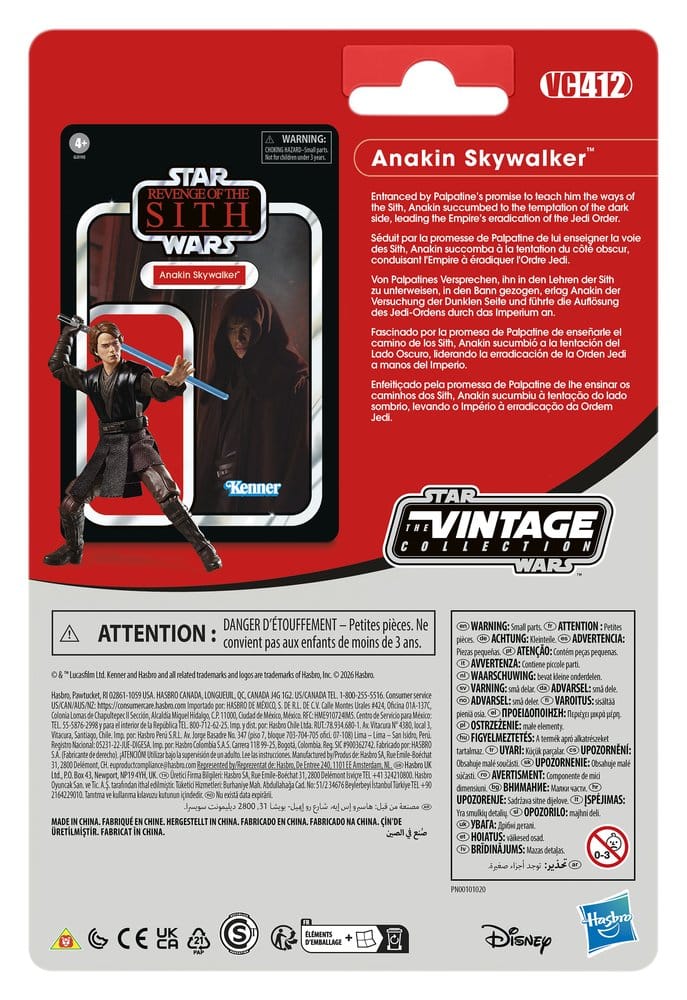 Star Wars Episode III Vintage Collection Pack de 2 Figuras Anakin Skywalker & Clone Commander Cody (Utapau) 10 cm