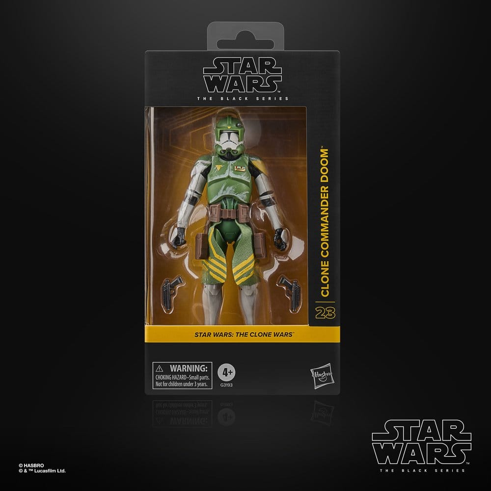 Star Wars: The Clone Wars Black Series Figura Clone Commander Doom 15 cm