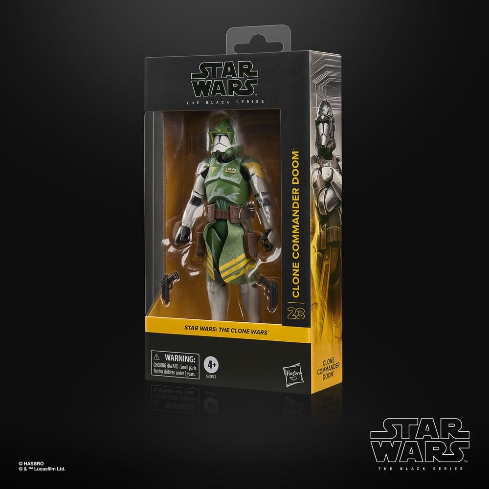 Star Wars: The Clone Wars Black Series Figura Clone Commander Doom 15 cm