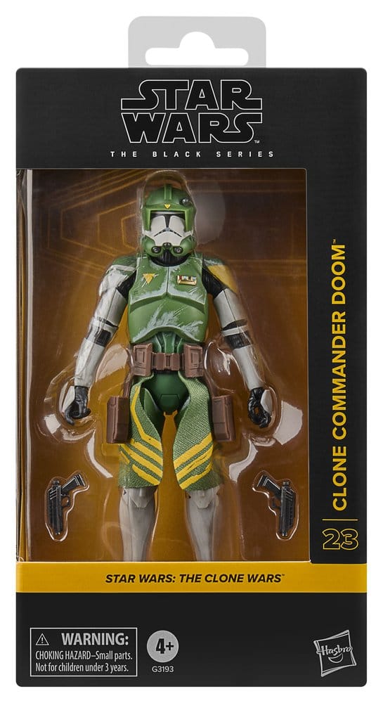 Star Wars: The Clone Wars Black Series Figura Clone Commander Doom 15 cm
