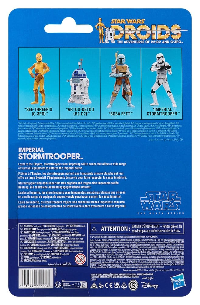 Star Wars: Droids Black Series Figura Imperial Stormtrooper 15 cm