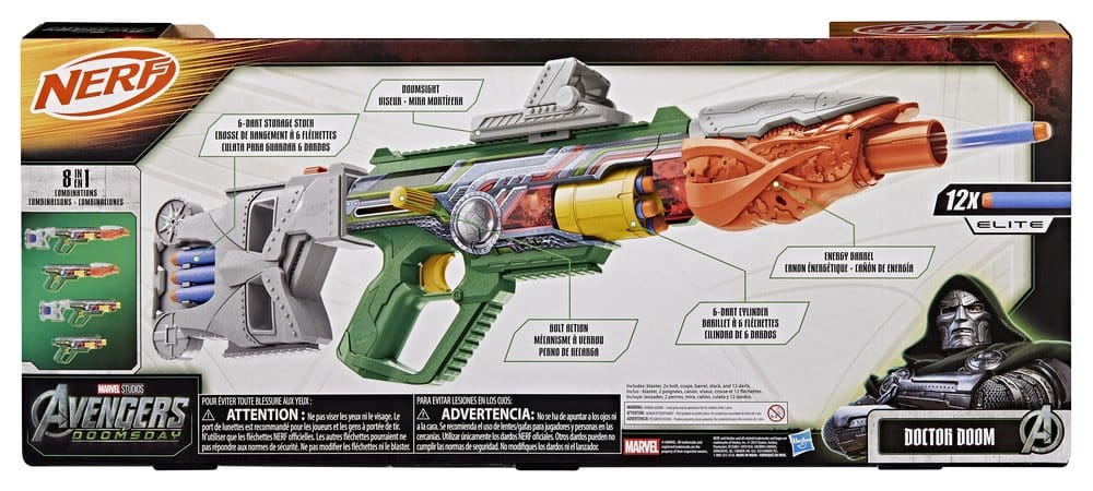 Avengers: Doomsday NERF Lanzador de Dardos Doctor Doom