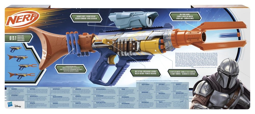Star Wars: The Mandalorian and Grogu NERF Lanzador de Dardos The Mandalorian