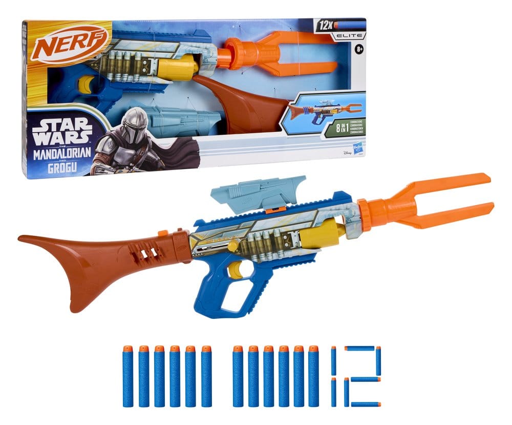 Star Wars: The Mandalorian and Grogu NERF Lanzador de Dardos The Mandalorian
