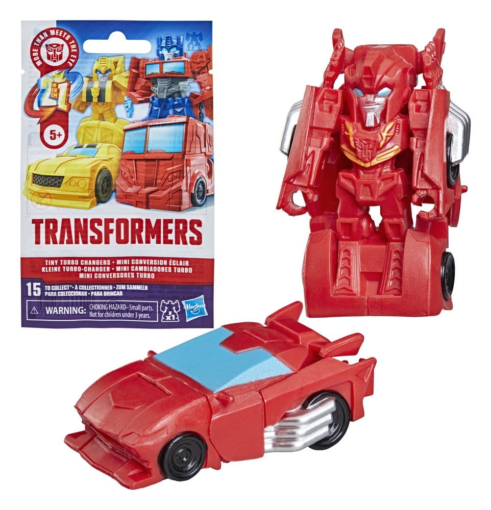 Transformers Mini Figuras 4 cm Tiny Turbo Changers Cajas Sorpresas Expositor (24)