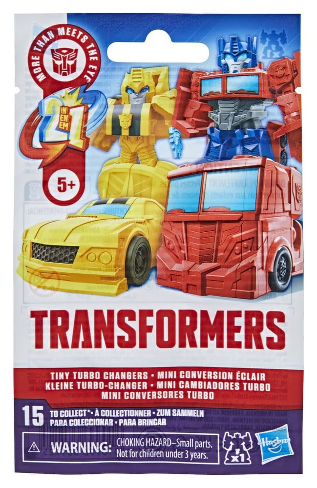 Transformers Mini Figuras 4 cm Tiny Turbo Changers Cajas Sorpresas Expositor (24)