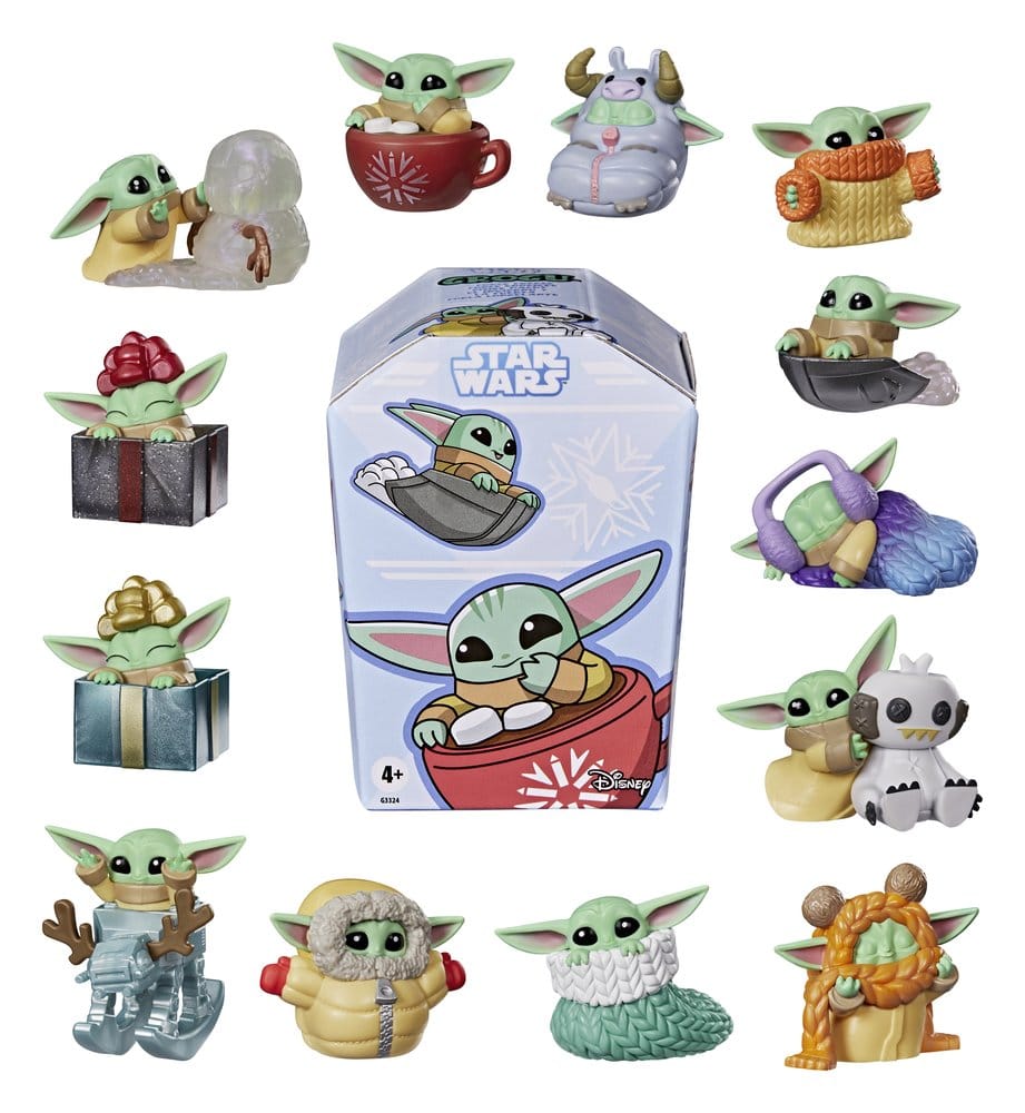 Star Wars Minifiguras 4 cm Grogu Force Freeze Series 2 Cajas Sorpresas Expositor (24)