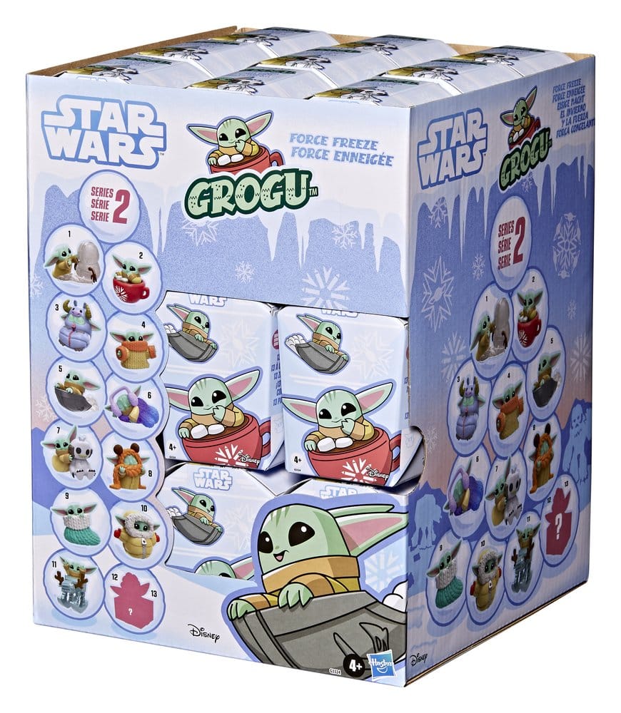 Star Wars Minifiguras 4 cm Grogu Force Freeze Series 2 Cajas Sorpresas Expositor (24)