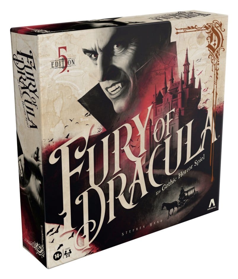 La Furia de Drácula Juego de mesa 5.ª edición *Edición Alemán*