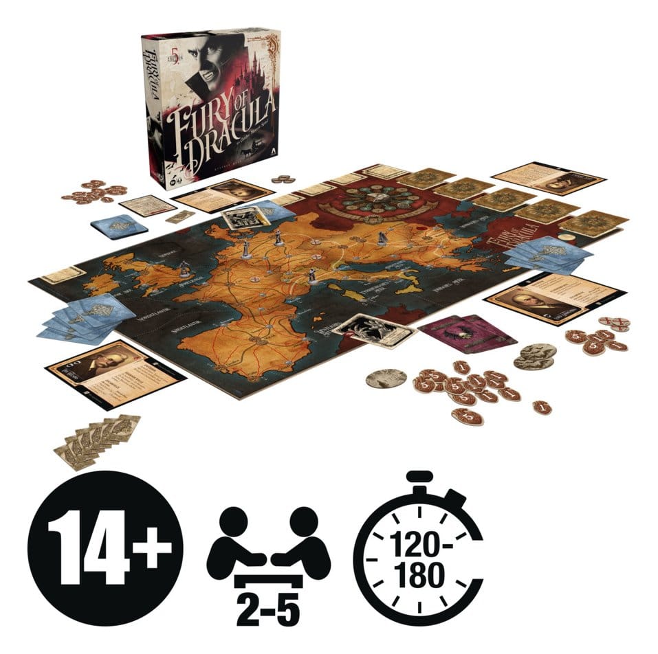 La Furia de Drácula Juego de mesa 5.ª edición *Edición Alemán*