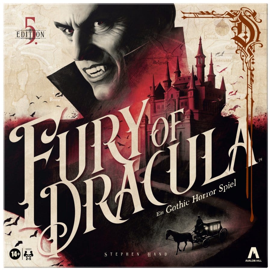 La Furia de Drácula Juego de mesa 5.ª edición *Edición Alemán*