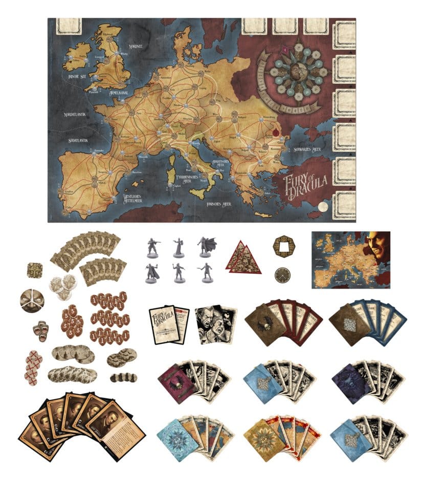 La Furia de Drácula Juego de mesa 5.ª edición *Edición Alemán*
