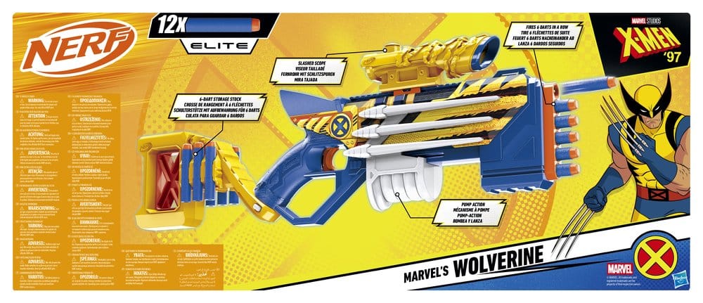 X-Men '97 NERF Lanzador de Dardos Marvel's Wolverine