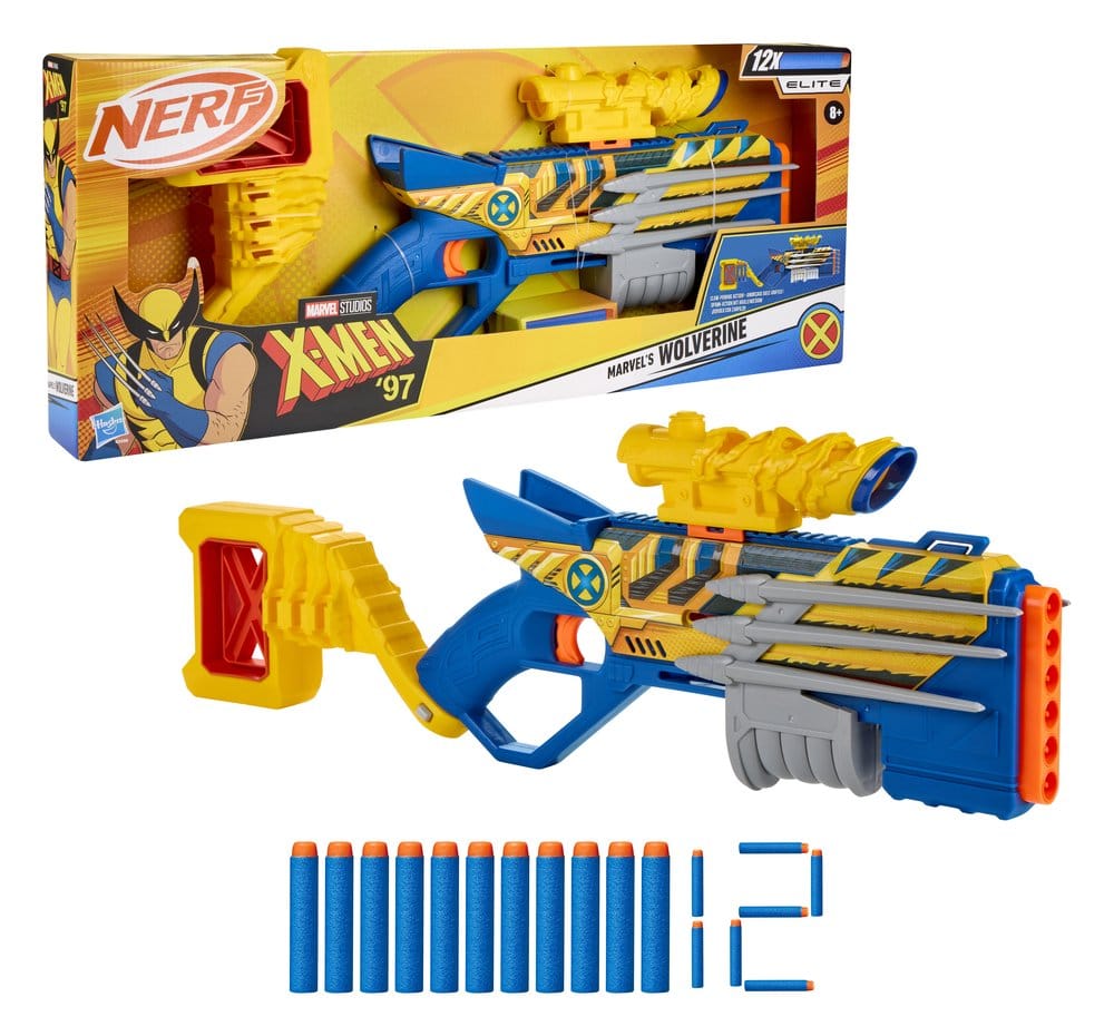 X-Men '97 NERF Lanzador de Dardos Marvel's Wolverine