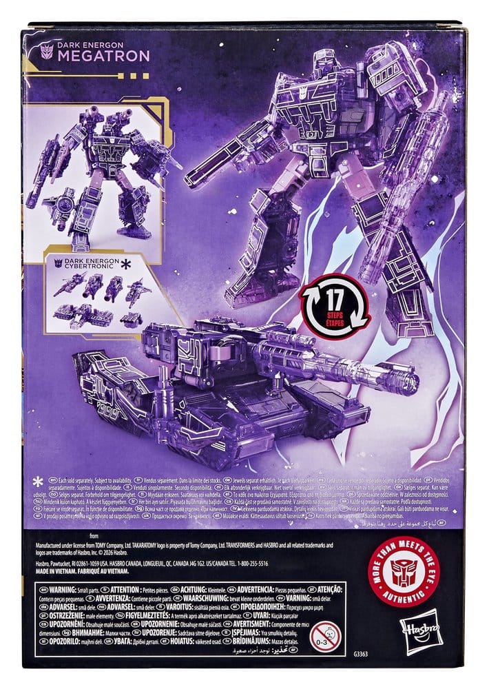 Transformers Age of the Primes Voyager Class Figura Dark Energon Megatron 17 cm