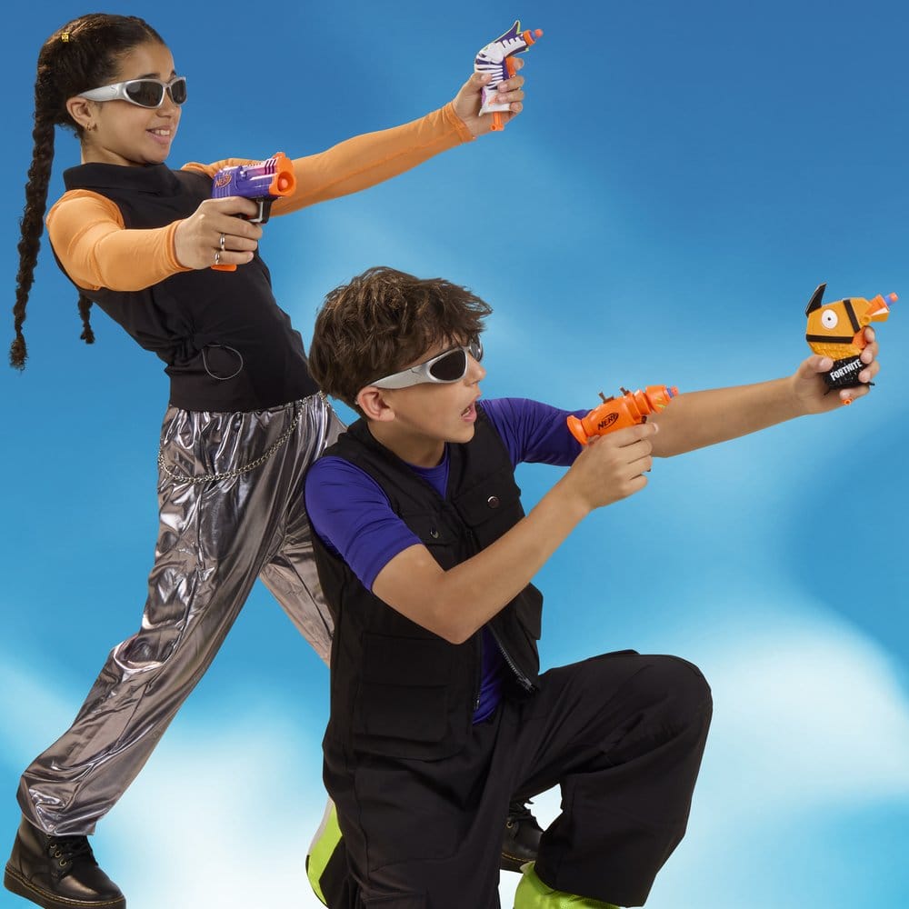 Fortnite NERF Pack de 4 Lanzadores de Dardos Fortnitemares