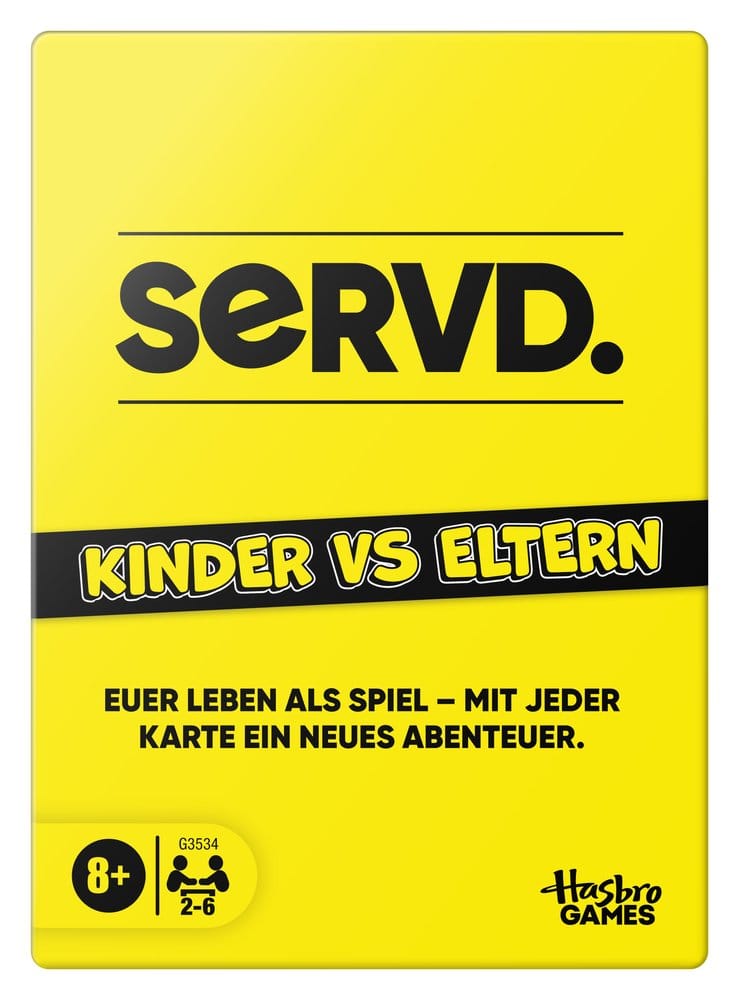 SERVD Juego de cartas Niños vs. Padres *Edición Alemán*