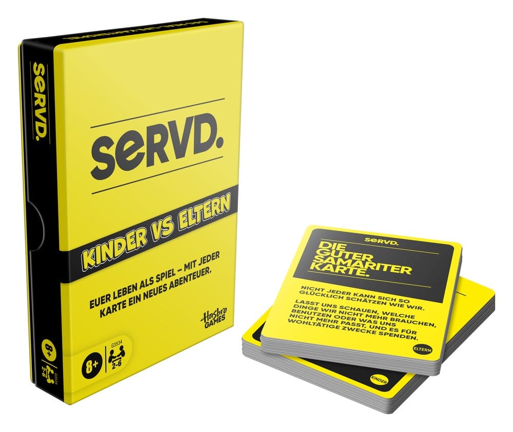 SERVD Juego de cartas Niños vs. Padres *Edición Alemán*